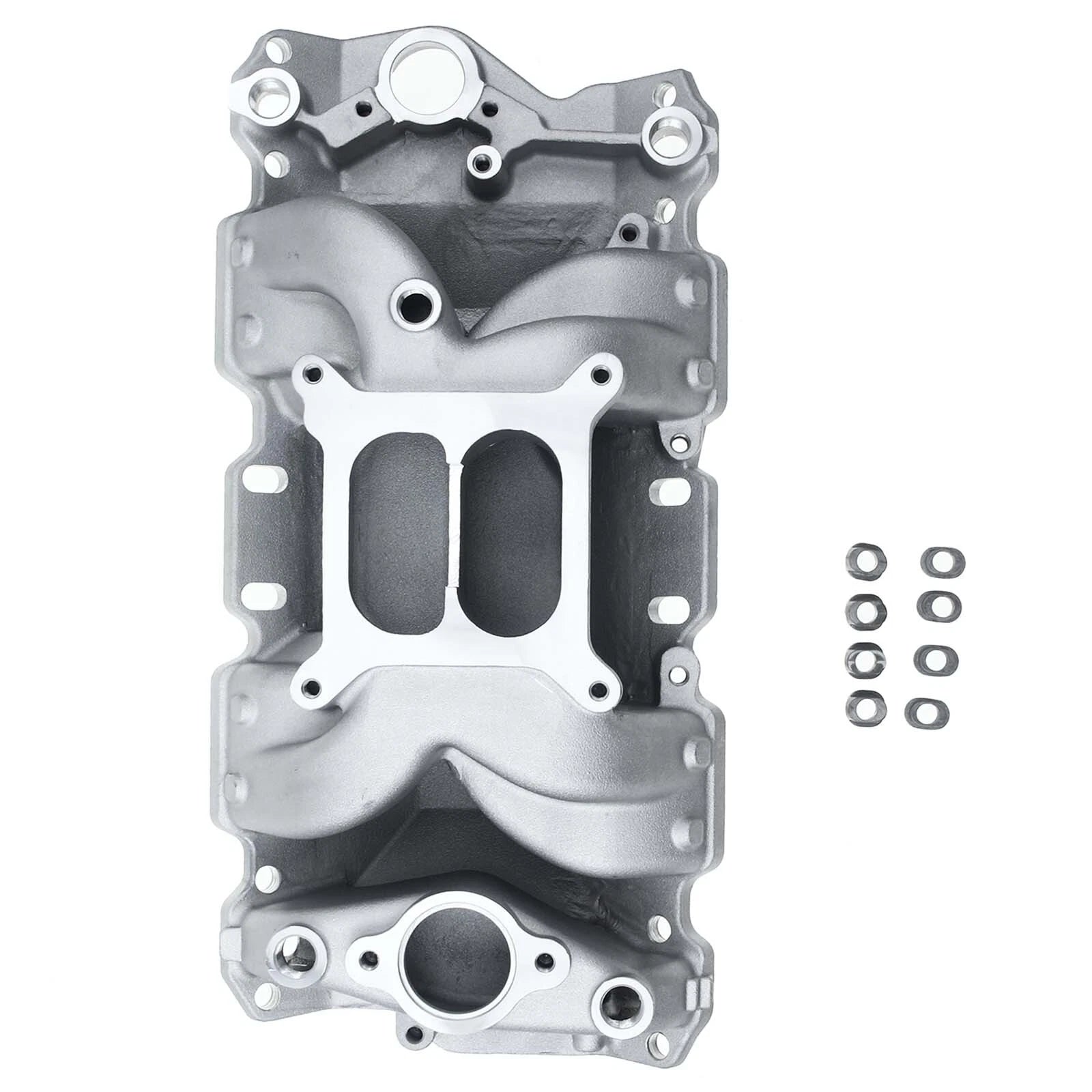 Dual Plane Air Gap Intake Manifold for Chevy 350 (1955–1958)