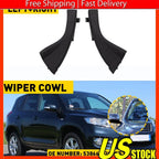 1 Pair Front Wiper Side Cowl Extension Cover Trim for Toyota RAV4 (2006â2012)