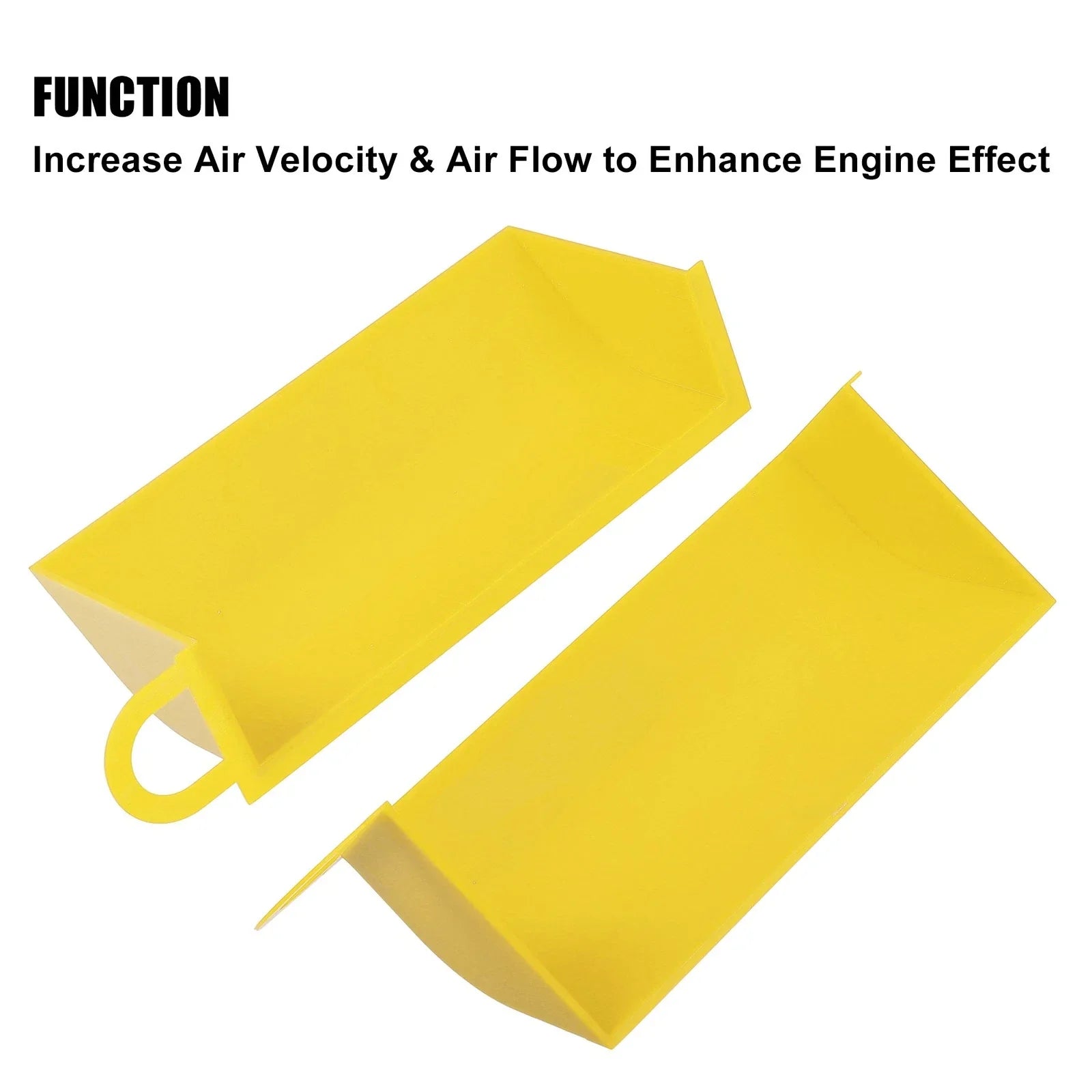 Hood Scoop Dynamic Cold Air Intake for BMW E90/91 Yellow