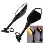 LED Turn Signal Side Mirrors for Honda CBR600RR CBR1000RR (2004-2007)