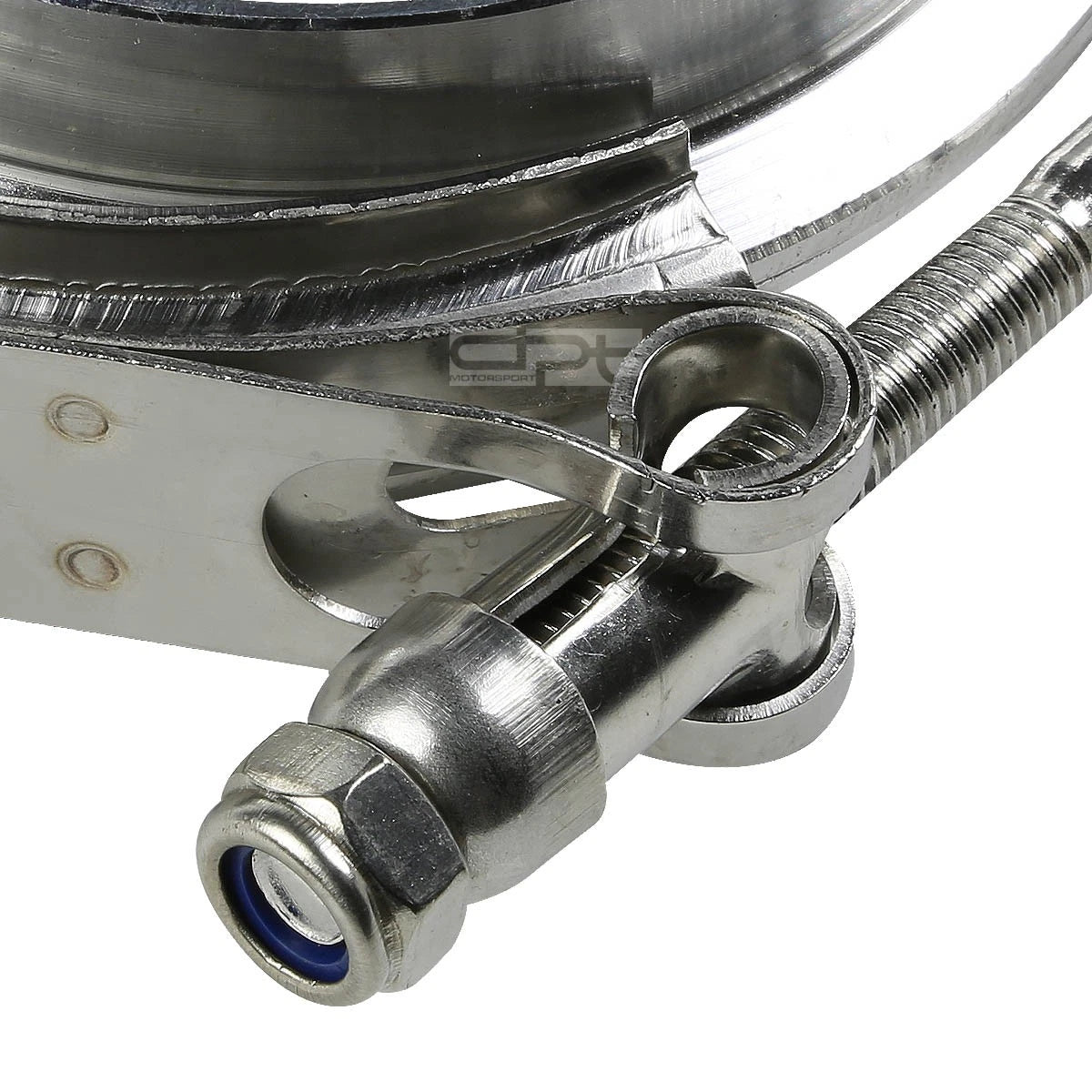 3.5" Stainless V-Band Clamp + Aluminum Flange for Turbo Down Pipe Wastegate