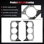 Head Gasket Bolts Set for Chevrolet Astro Blazer S10 GMC Safari Sonoma (1995–2005)