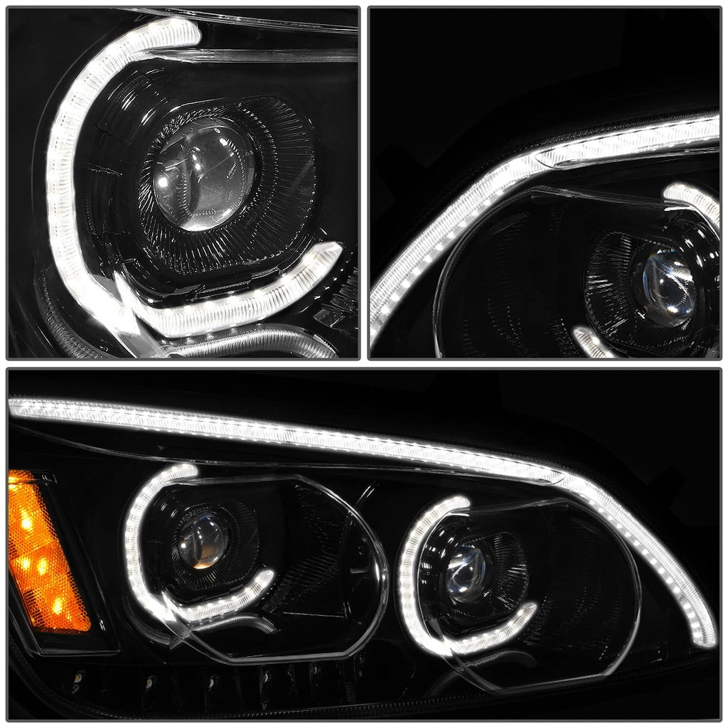 LED DRL Bar Projector Headlights for Kenworth T170 T370 T660 (2008–2019)