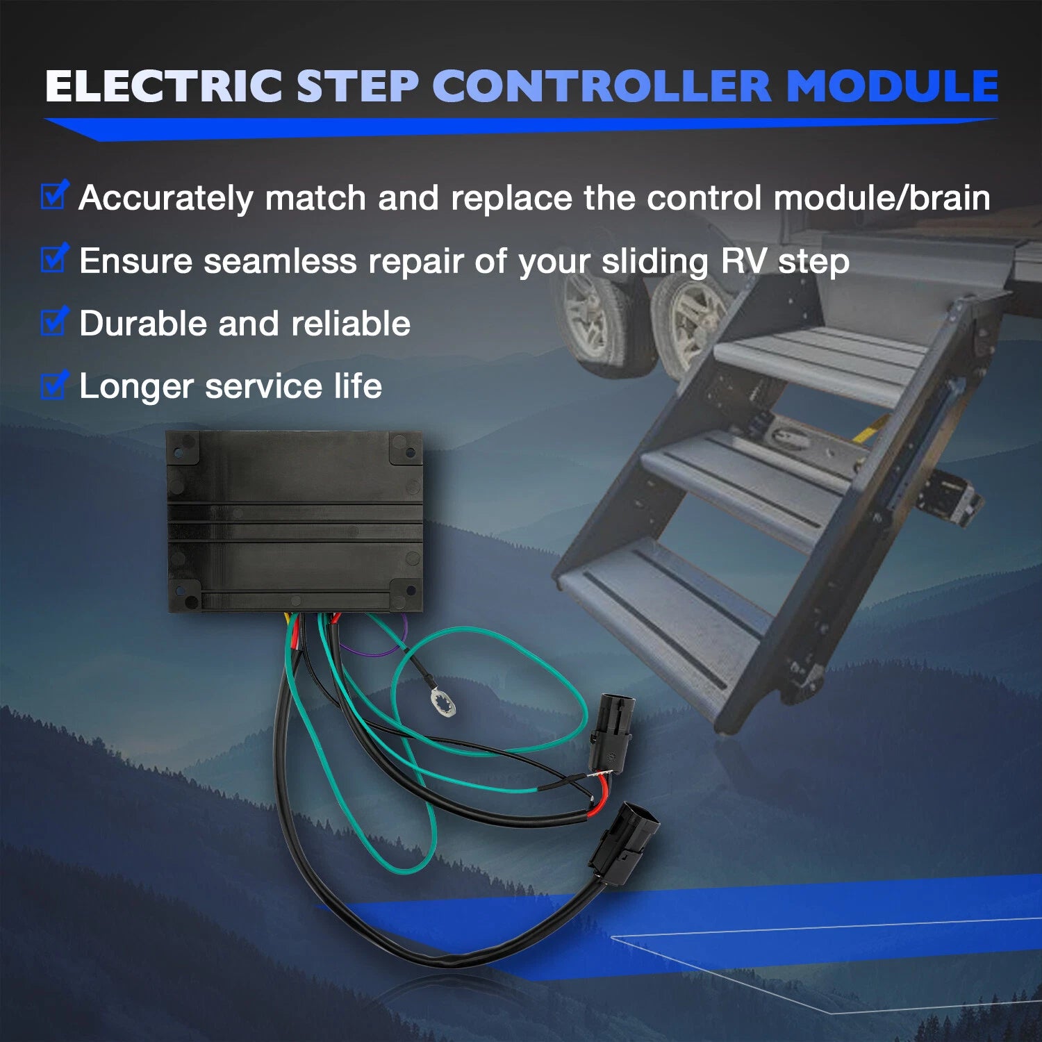 Electric Step Control Module for RV Coach (Stromberg Carlson)