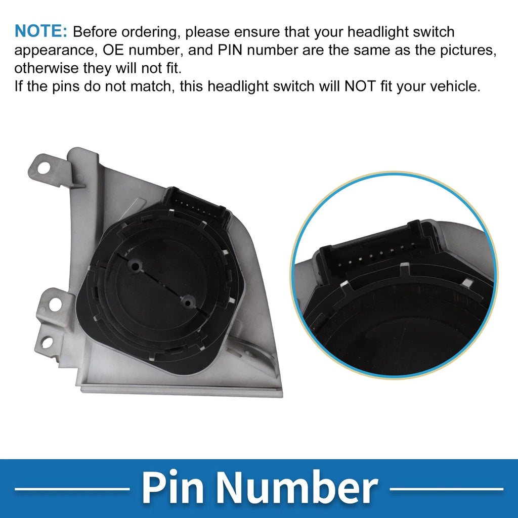 Headlight Switch for Mercedes-Benz Actros MP4 2545 (2014) No.A9605452604