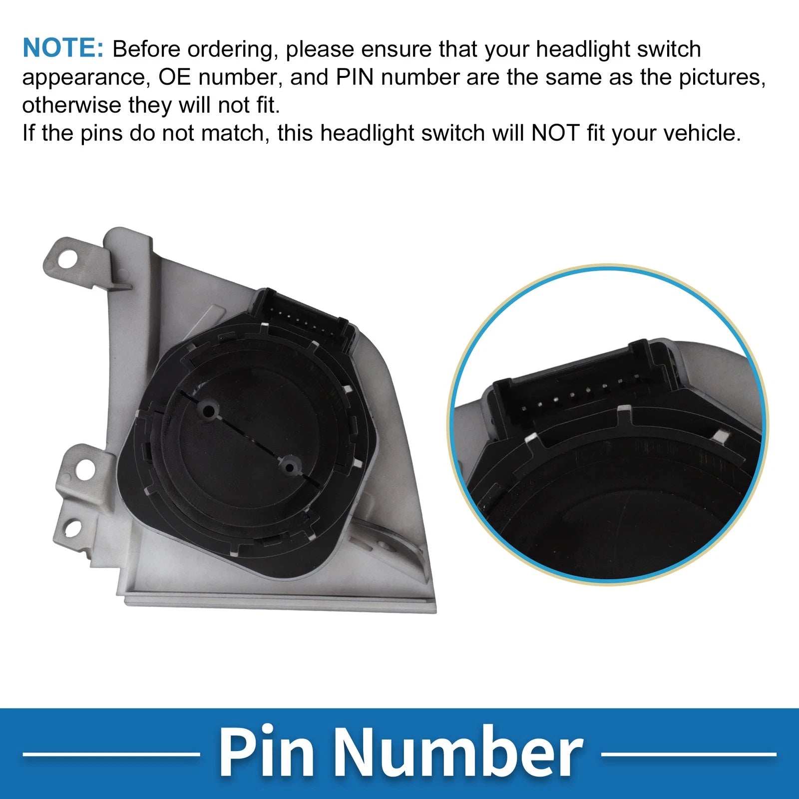 Headlight Switch for Mercedes-Benz Actros MP4 2545 (2014) No.A9605452604