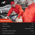 Engine Coolant Expansion Tank with Cap for BMW M340i 330i 330e 430i M440i (2019–2023)
