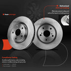 Front Brake Rotor & Pads + Calipers for Toyota Avalon Camry Lexus (2000–2024)