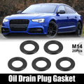 20pcs M14 Rubber Oil Drain Plug Crush Gasket Washer for Chevrolet Buick 