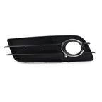 Left Front Fog Light Grille Cover w/Chrome Ring for Audi A4 S4 (2008-2012)
