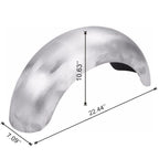 Custom 7" Wide Rear Fender for 130MM Tire (Unpainted, 14" Wheel)