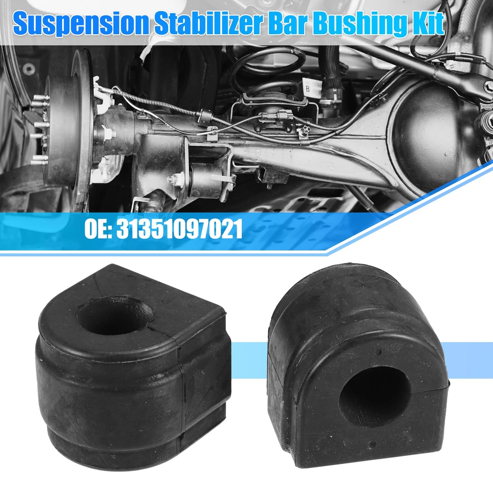 2X Suspension Stabilizer Bar Bushings No. 31351097021 for BMW X5 (1999–2006)