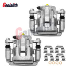 Set of 2 Rear Brake Calipers with Bracket for Kia Optima (2011–2016)