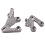Set of 2 Driver Front Footpeg Rest Pedal Brackets for Suzuki GSXR1000 (2003–2004)