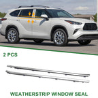 2pcs Weatherstrip Window Seal No.757200E080 for Toyota 