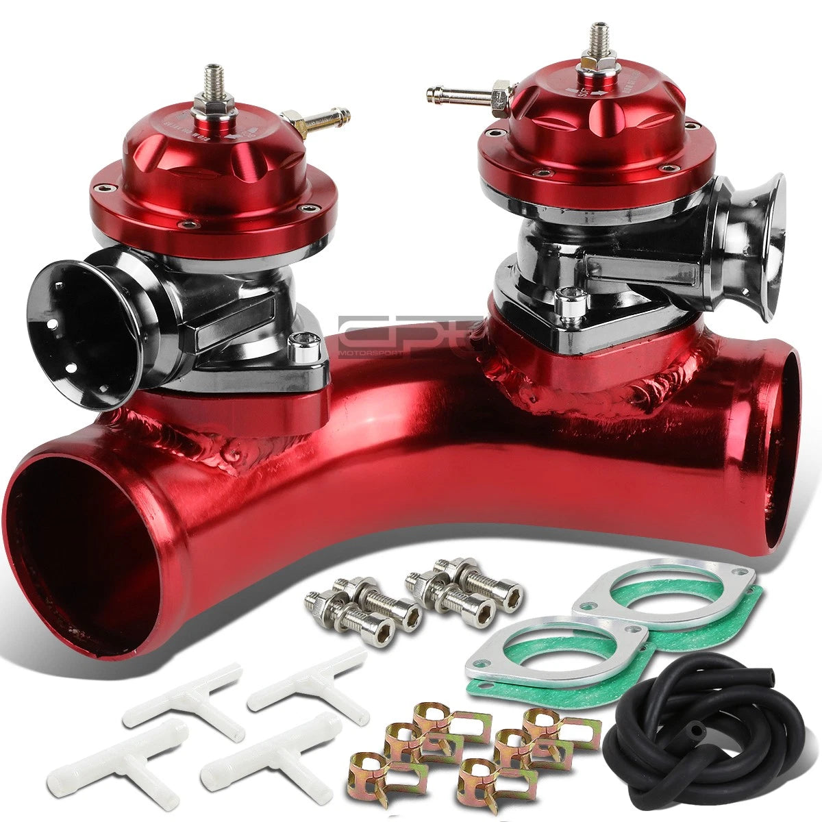 2X Twin Flange Pipe Adaptor + Turbo Blow Off Valve for GRS/GS