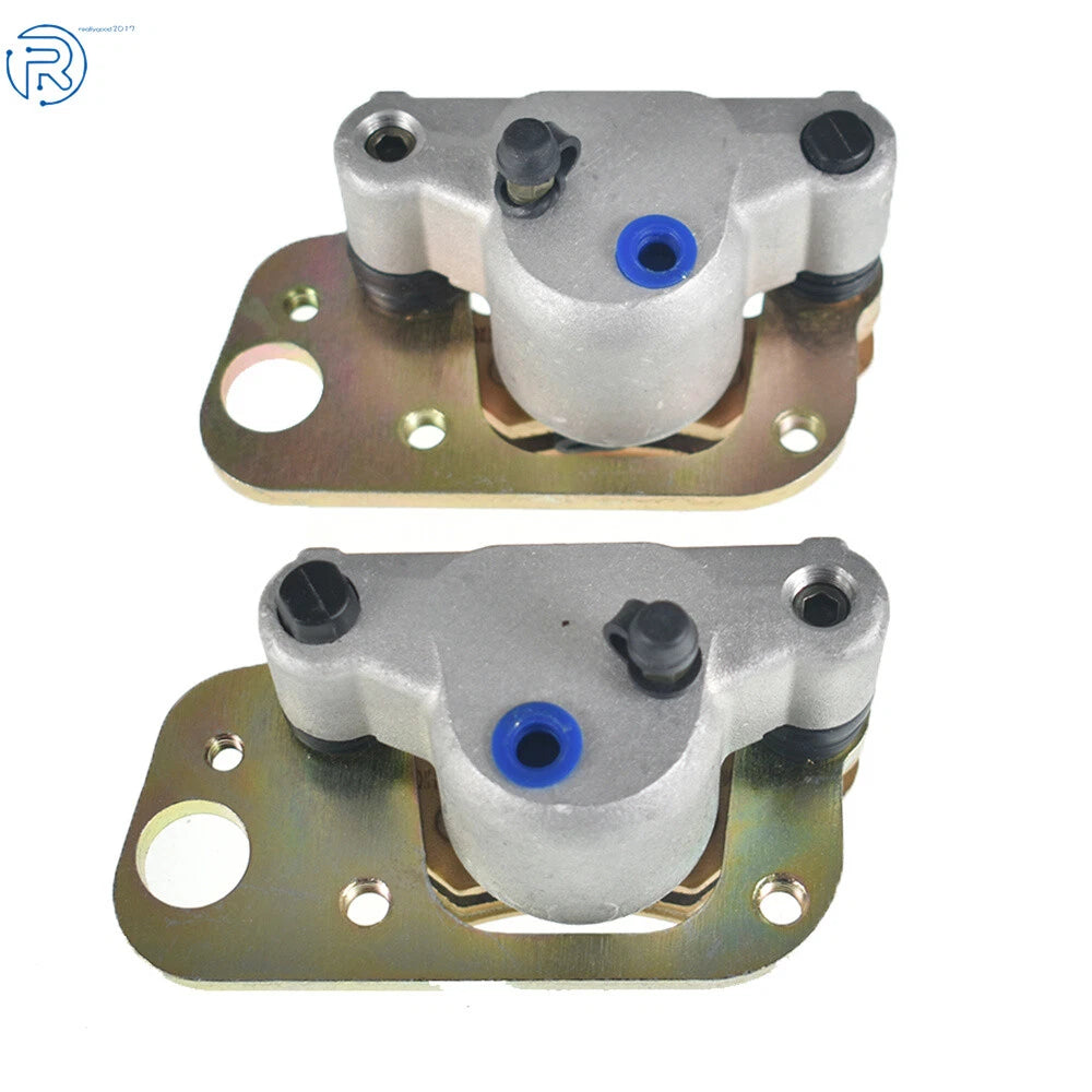 Set of 2 Front Brake Calipers w/Pads for Polaris Scrambler 400 500 (1998–2004)