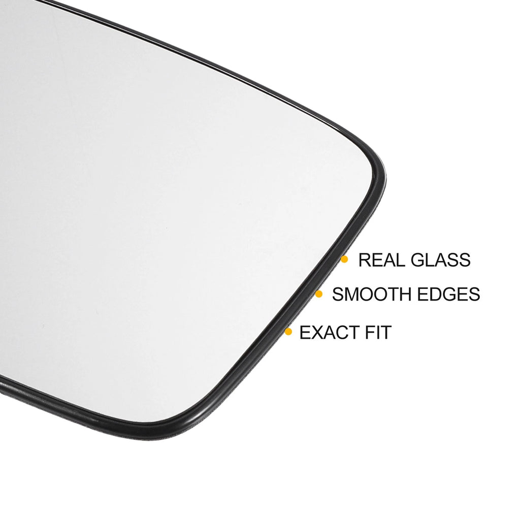 Left Side Heated White Mirror Glass for Chrysler Dodge Charger 