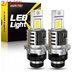 Set of 4 AUXITO D4S D4R D4C LED Headlight Bulbs for High Low Beam