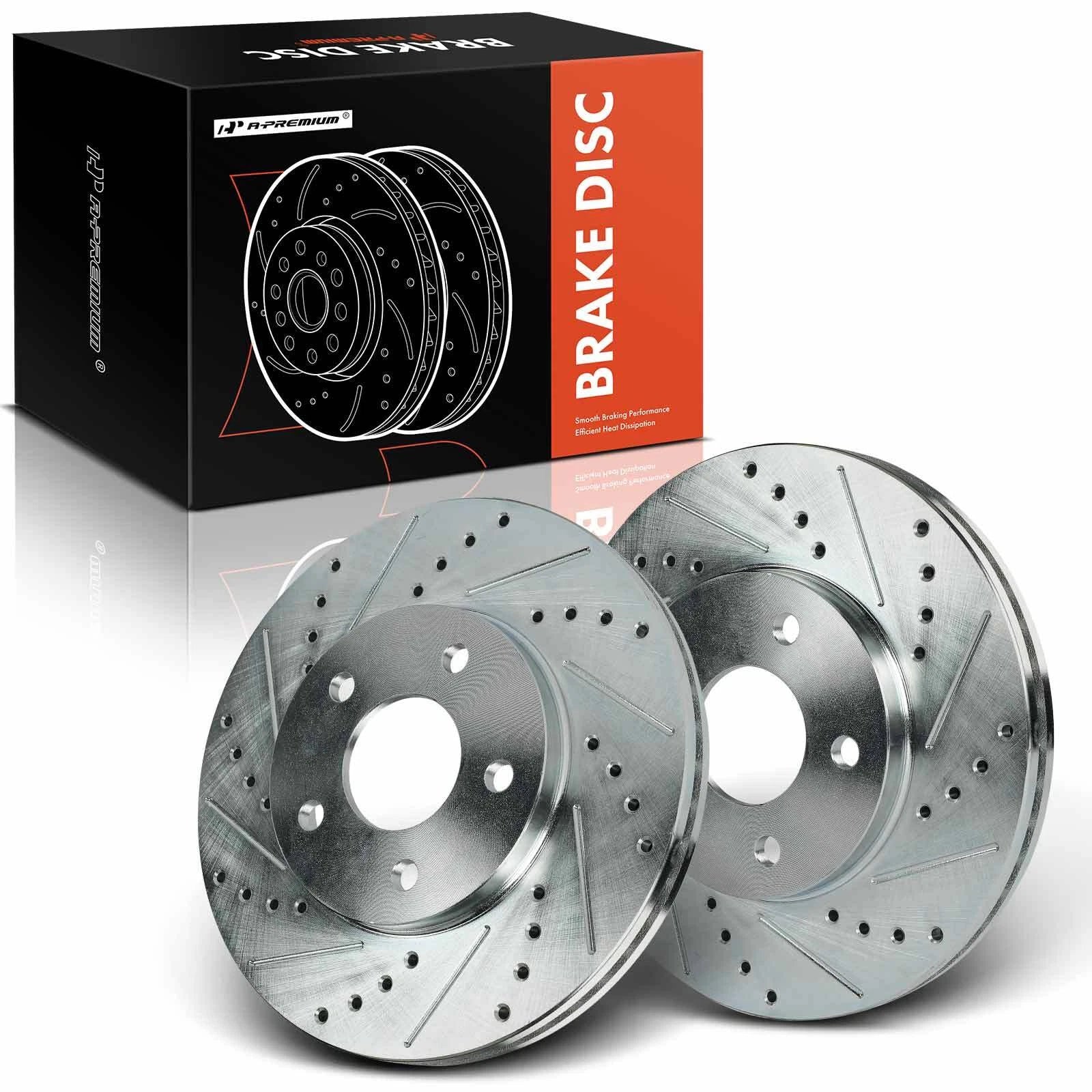 Front Drilled Brake Rotors for Chevy HHR (2006–2011)