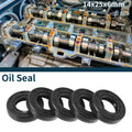 Set of 5 Oil Seal Rotary Shaft Seal NBR Rubber 14x25x6mm
