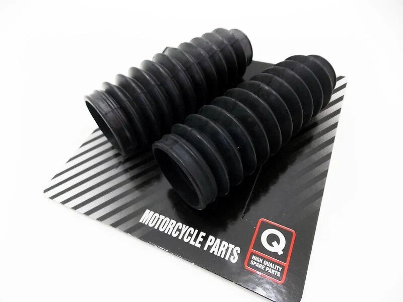 Front Fork Gaiters Rubber Boots Set for Honda ST70 Dax (1969-1995)
