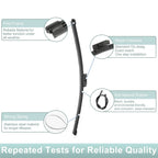 Wiper Blade Arm Set for BMW 3 Series E91 Rear Back (2004-2013)