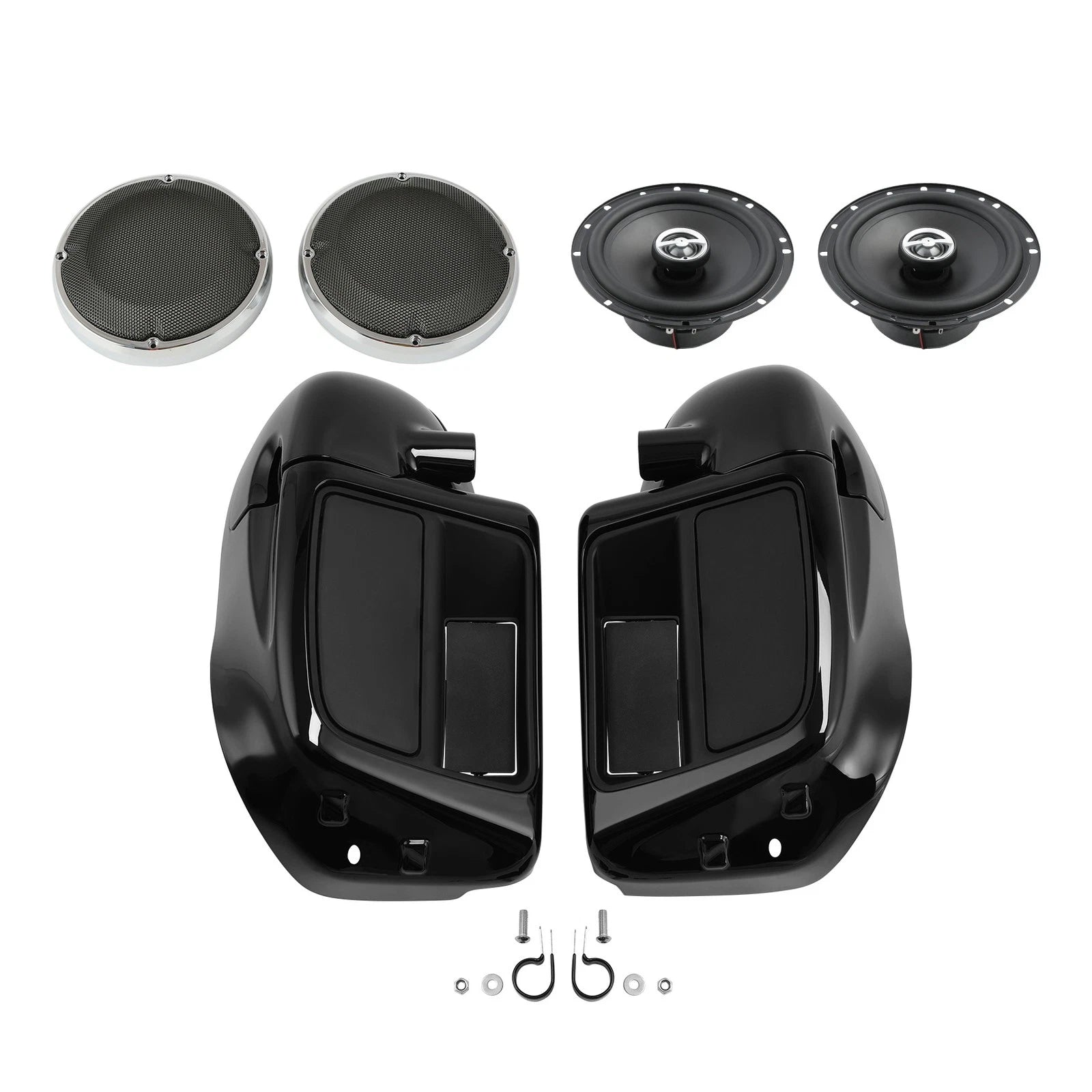 Lower Vented Fairings Speakers & Engine Guard for Harley Touring (2014–2024)