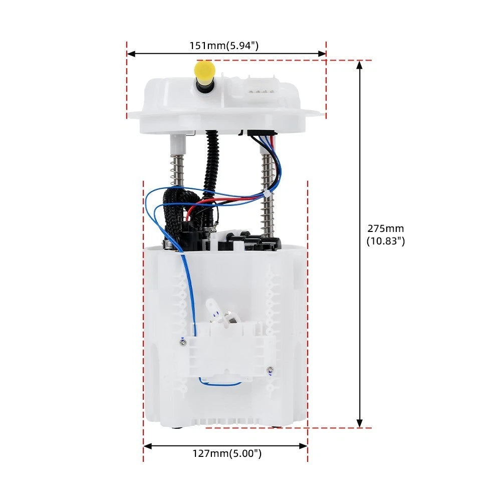 Fuel Pump Module Assembly for Chrysler Town & Country, Volkswagen Routan (2008–2016)