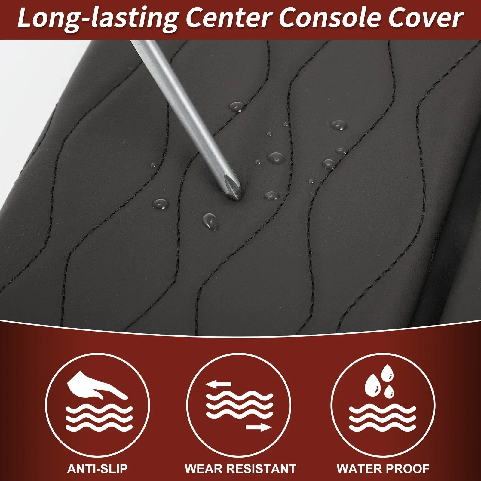 Center Console Cover Napapi PVC Armrest Cushion for BMW X5 G05 (2019 - 2025)