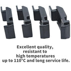 4 Pcs Door Lock Striker for Benz W123 240D 280E 300D (1976-1985)