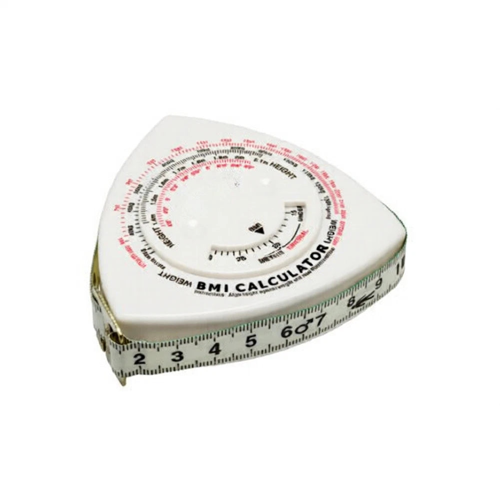 5m Tape Measure for Body Mass Index with Waist to Hip Ratio Calculator