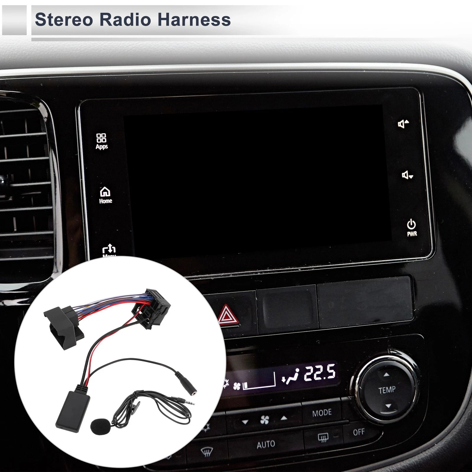 Stereo Radio Harness for Ford (16Pin Microphone, Handsfree)