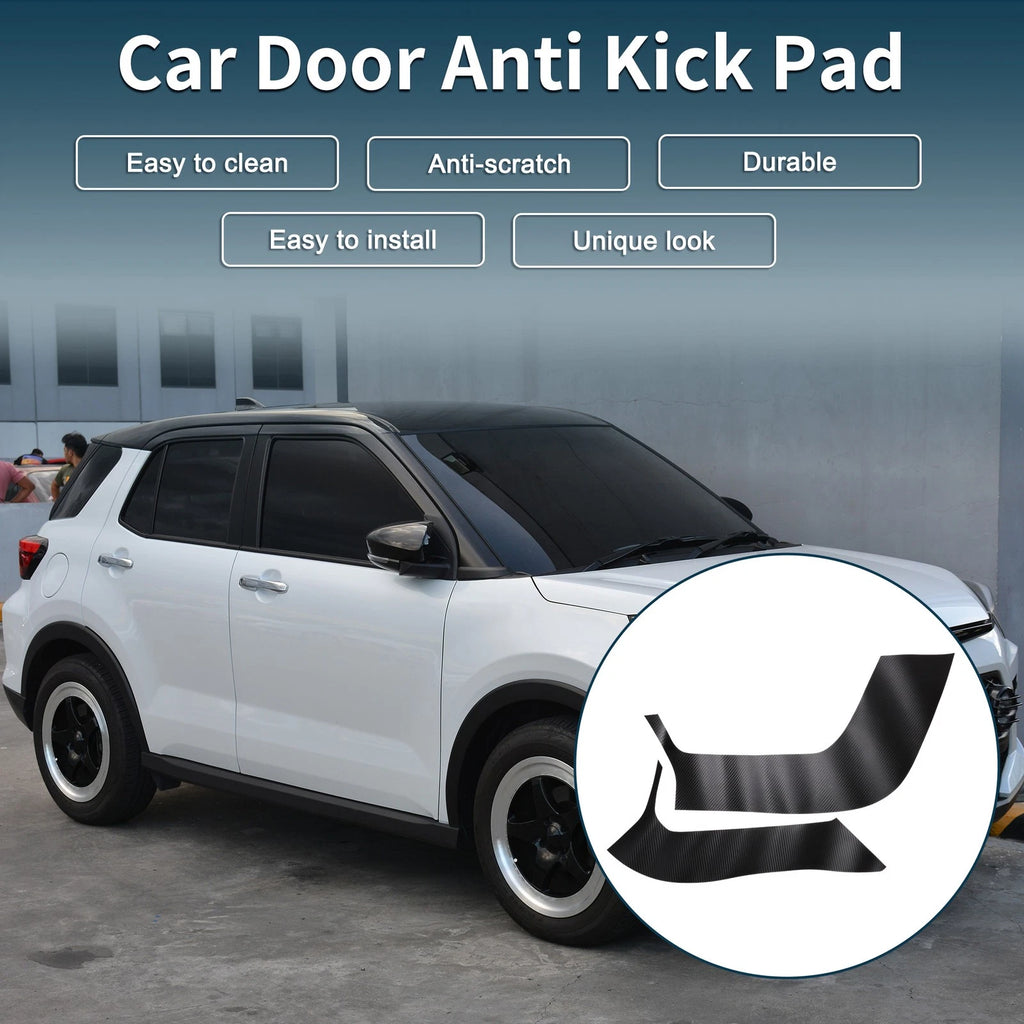 Set of 4 Faux Leather Door Anti Kick Pad Stickers for Toyota Raize (A200/A210)