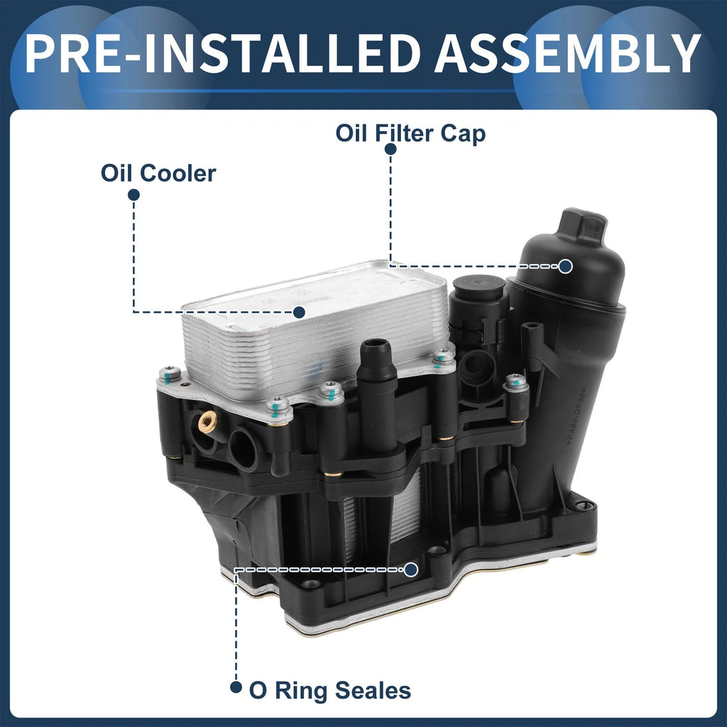 Engine Oil Cooler Filter Housing for BMW X3 X5 328d (2011–2017) No. 11428507697