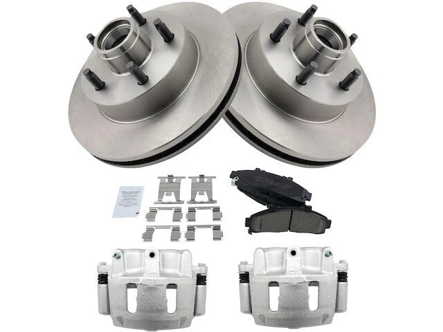 Front Brake Pad Rotor Caliper Set for Mazda B2500 (2001) WZ893ZS