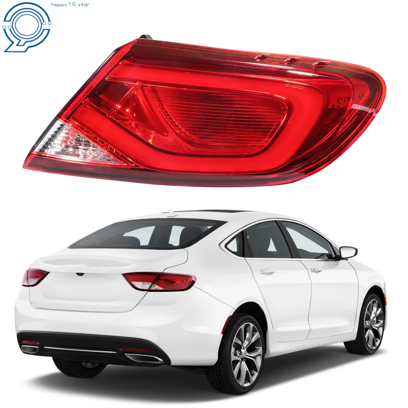 LED Tail Light for Chrysler 200 (2015-2017) Right Side Outer