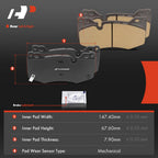 Set of 4 Front Ceramic Brake Pads for Chevy Camaro Corvette (2021–2023)