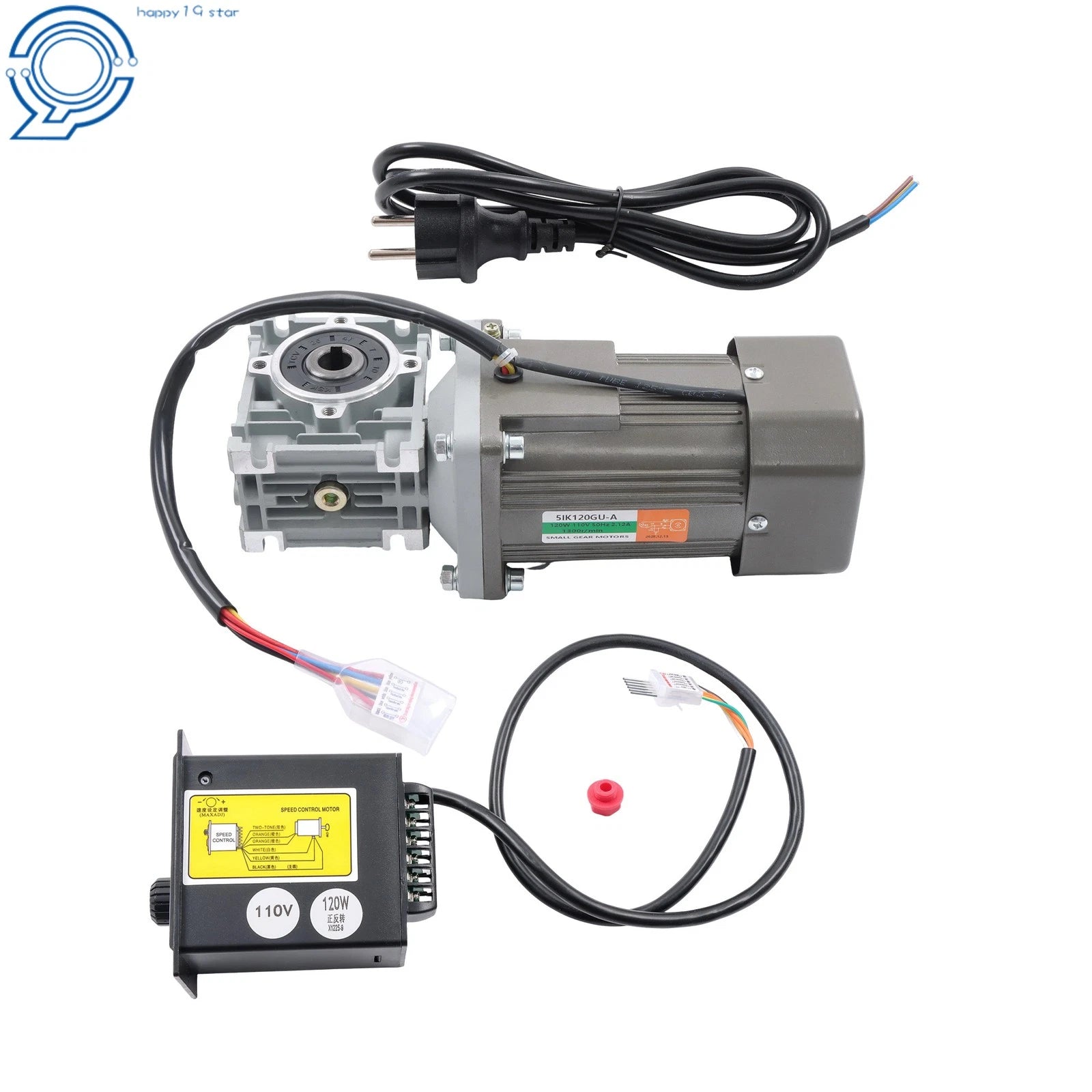 Worm Gear Motor 120W 18RPM for Automotive Applications