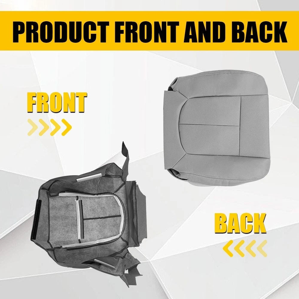 Front Driver Bottom Seat Cover for Ford F250 F350 F450 F550 (2011–2016)