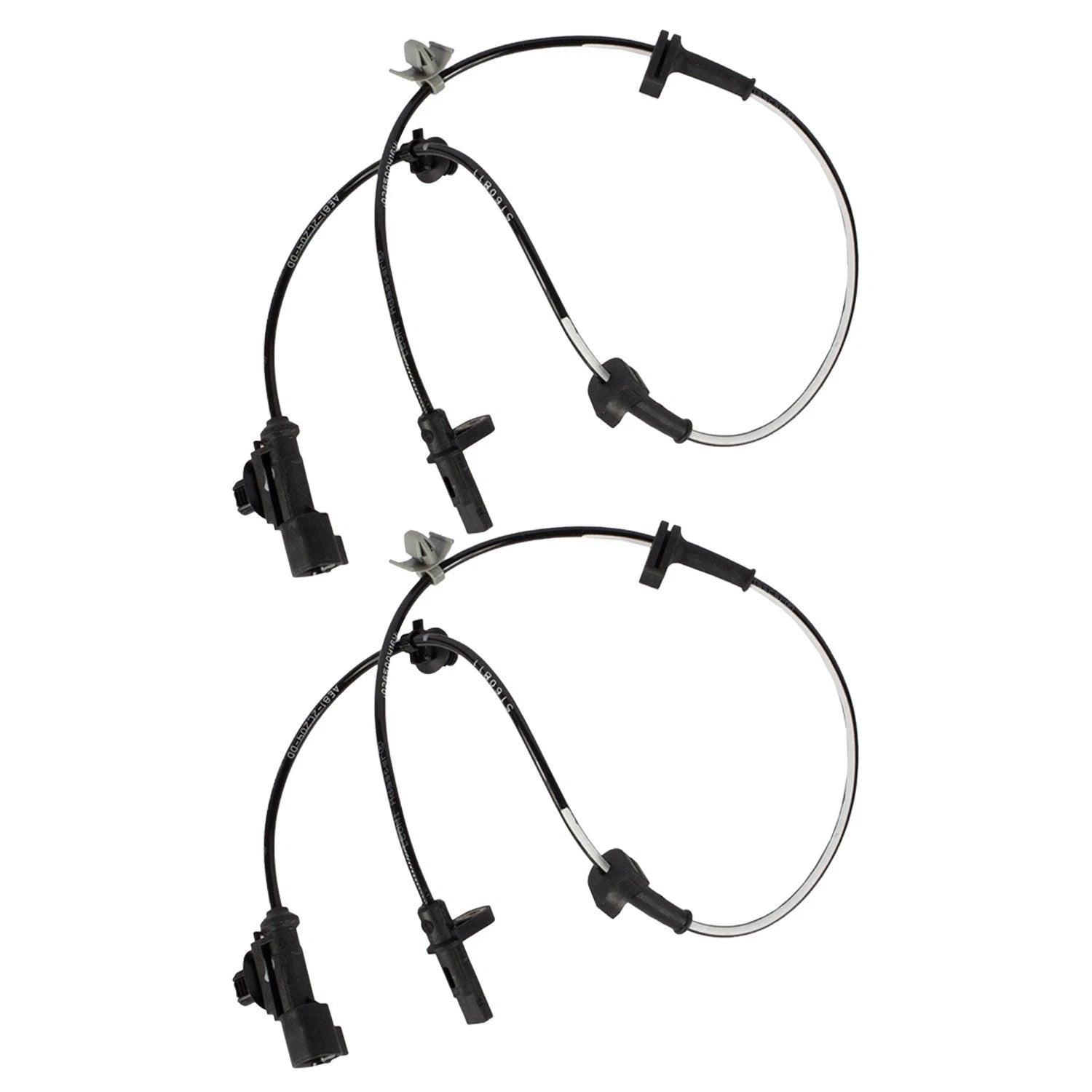 Set of 2 Front ABS Wheel Speed Sensors for Ford Fiesta (2014–2019)