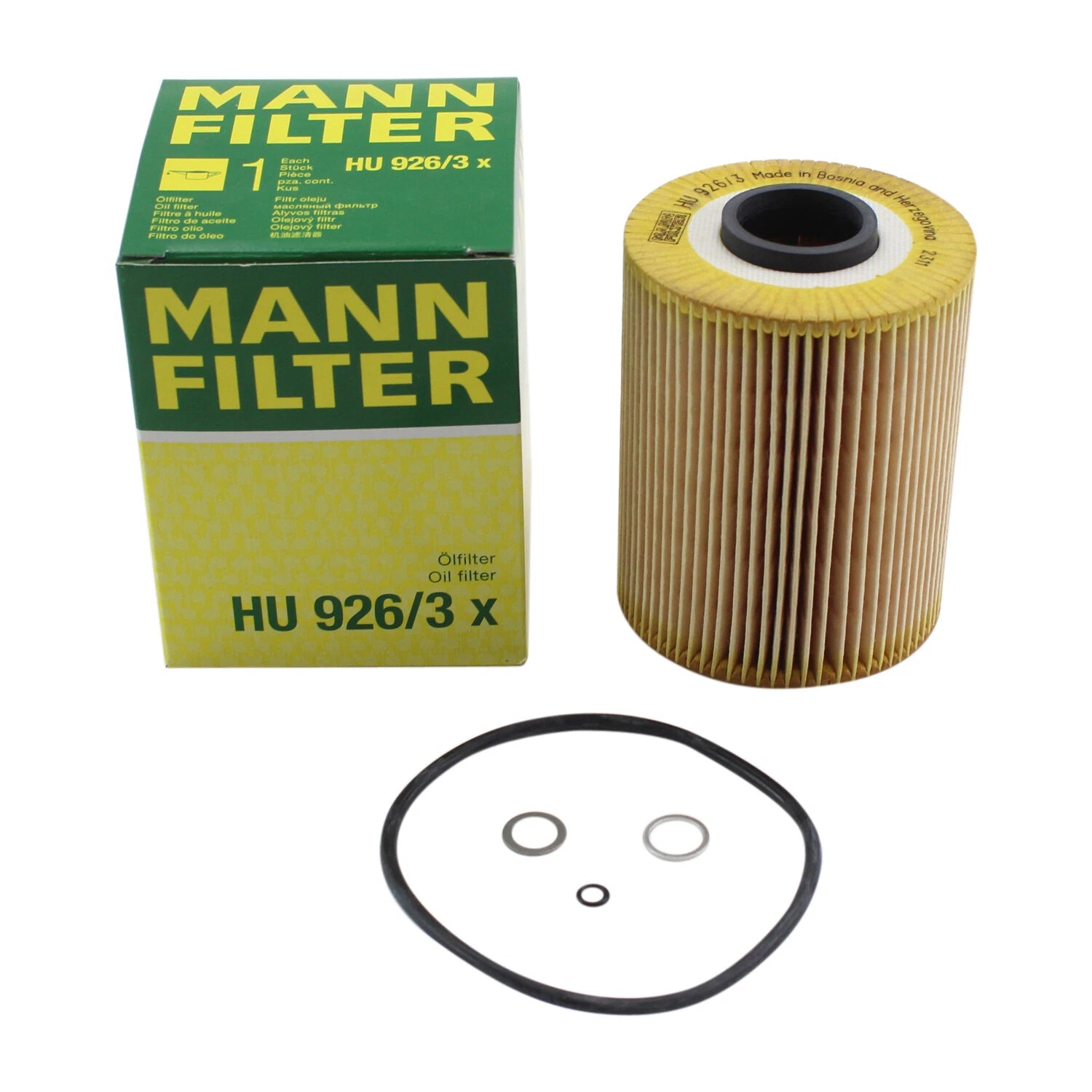 Oil Filter Kit HU9263X for BMW E34 E36 320 325i 325is 525i M3 Z3 (1988–1998)