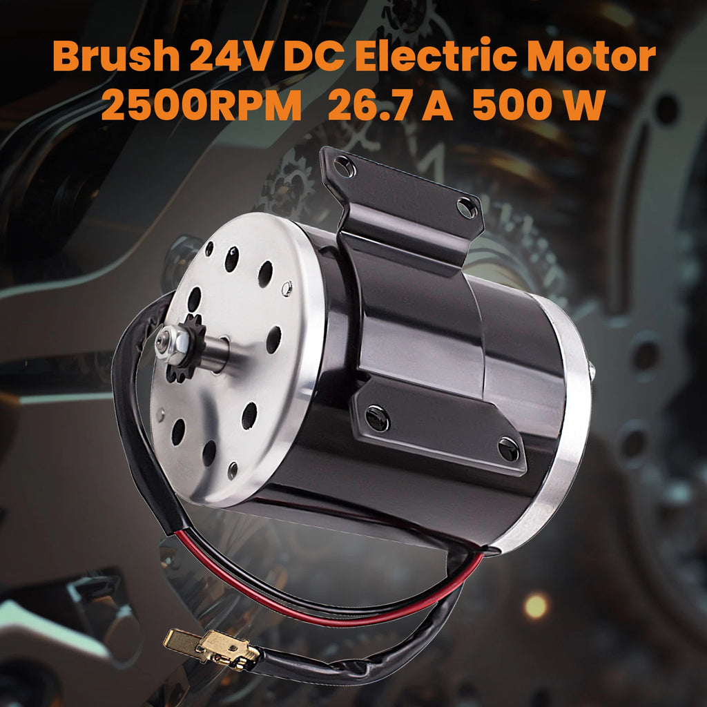 500W 24V DC Electric Motor for Scooter Go-Kart Minibike DIY (MY ZY 1020, 2010–2019)