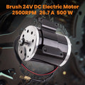 500W 24V DC Electric Motor for Scooter Go-Kart Minibike DIY (MY ZY 1020, 2010–2019)