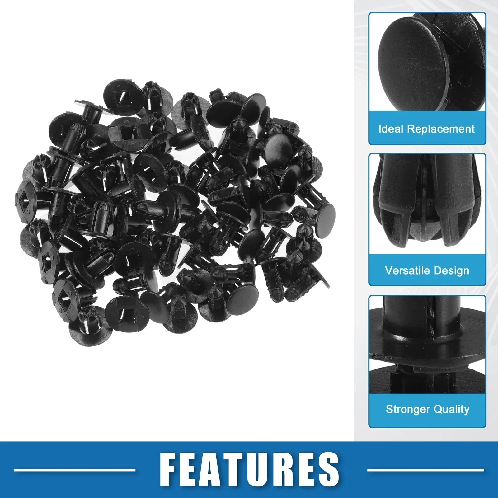 40 Pcs Push-Type Retainer Clips for Hyundai Accent (2000-2005)