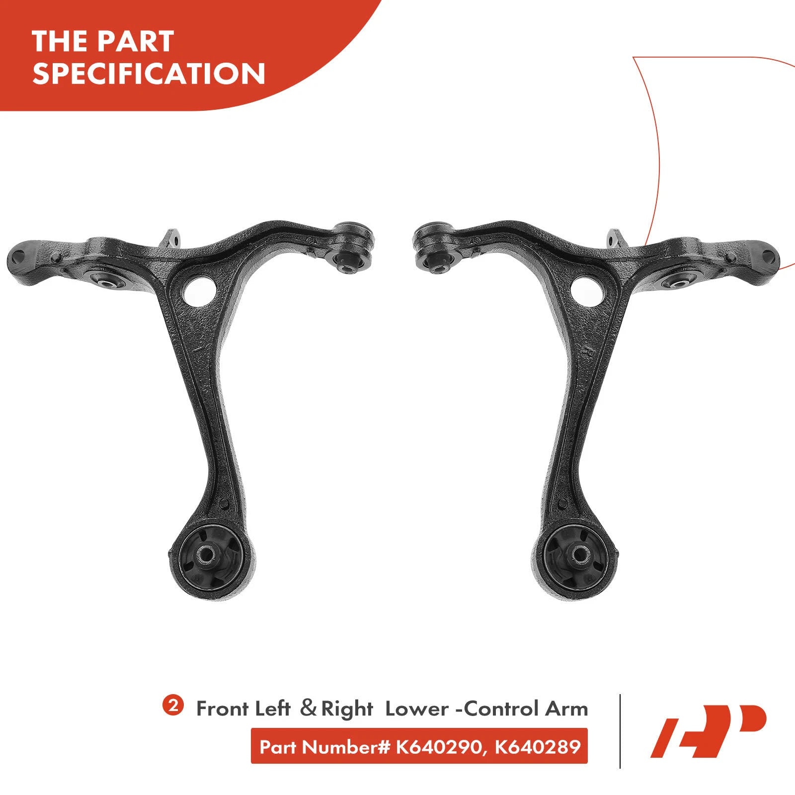 Set of 16 Control Arm Sway Bar Tie Rods for Honda Accord