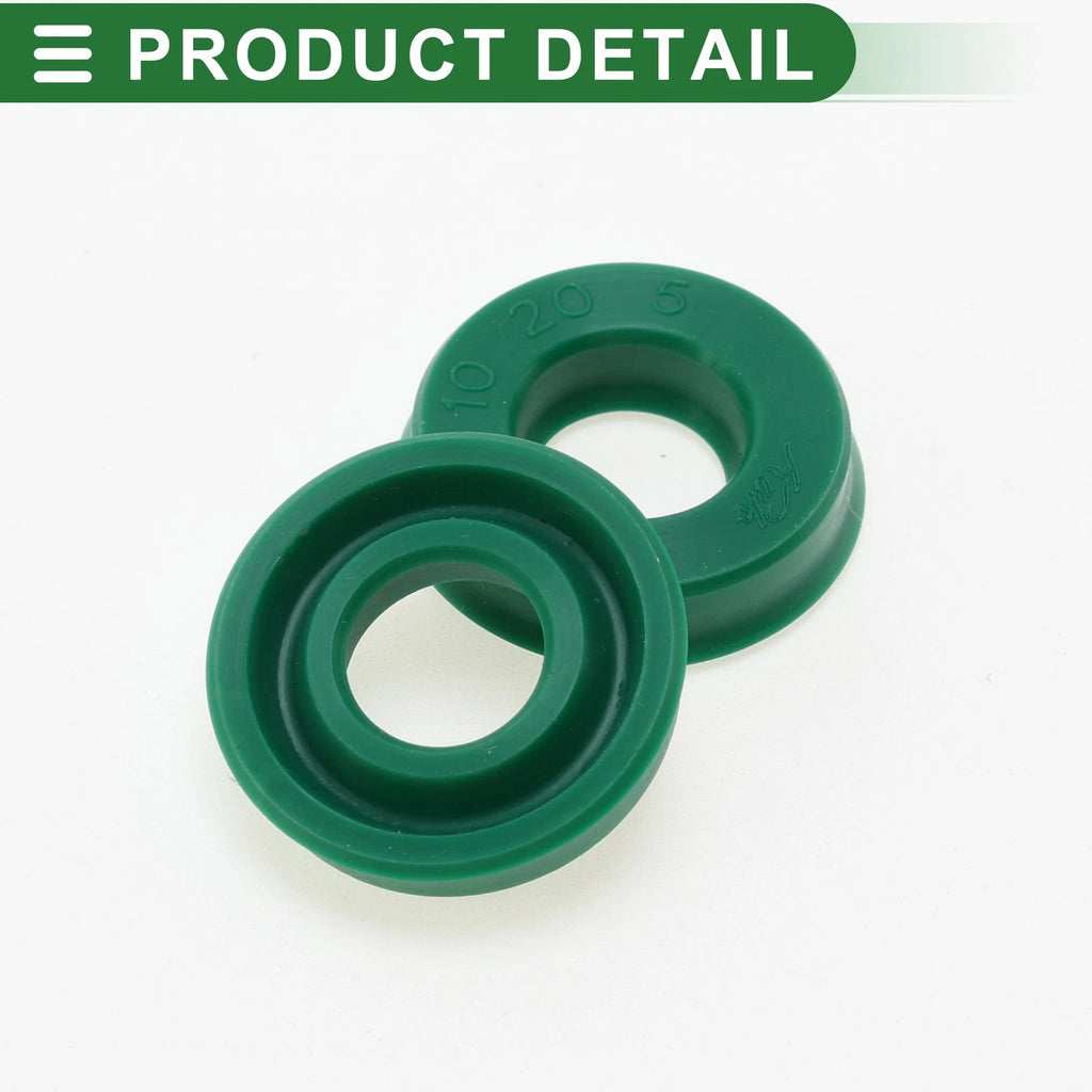 Set of 5 Oil Seal Ring 10x20x5mm for Rotary Shaft (High Pressure)
