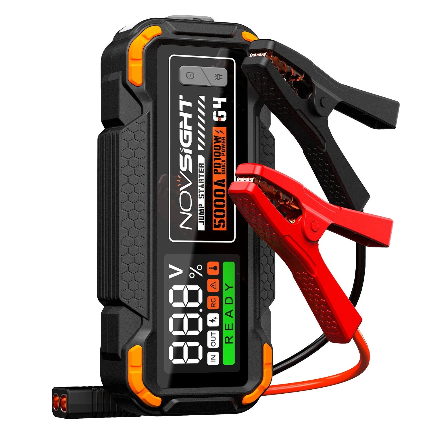 2X USB Car Jump Starter Booster Pack 20000mAh 5000A Power Bank