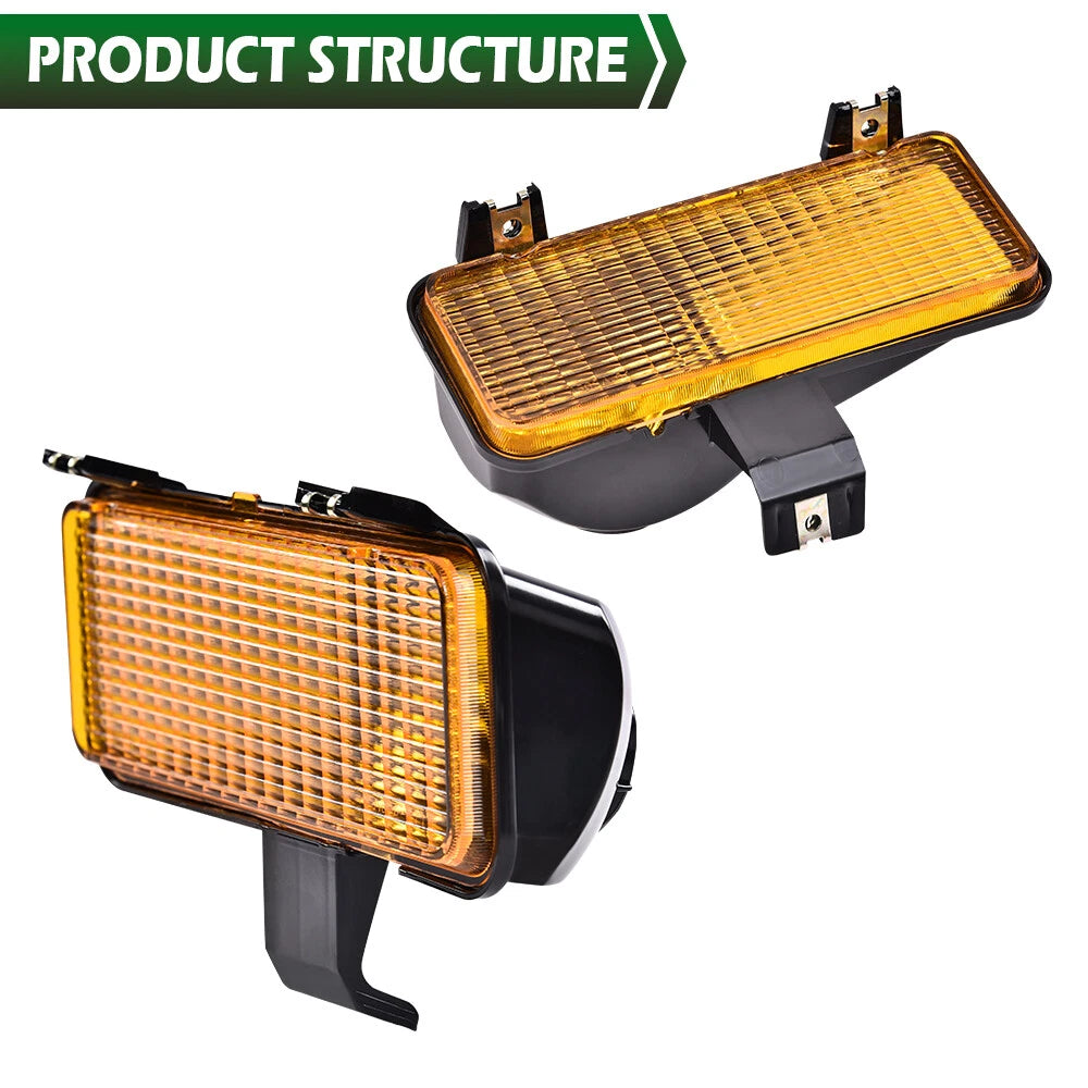 Front Turn Signal Park Lights for Chevy GMC Pickup (1981–1982) Yellow