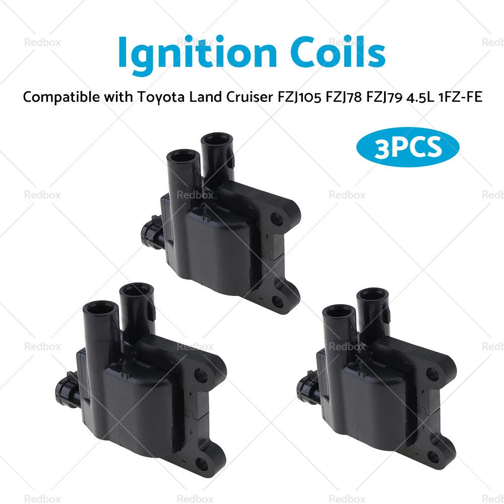 3X Ignition Coil for Toyota Land Cruiser FZJ105 FZJ78 FZJ79 (1996–2007)